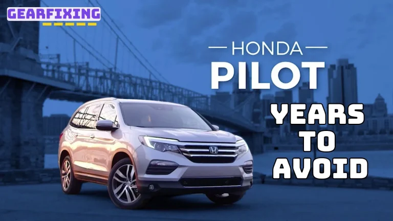 Graphic depicting Honda Pilot years to avoid text.